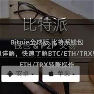 Bitpie全球版 比特派钱包转账教程详解，快速了解BTC/ETH/TRX转账操作