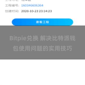 Bitpie兑换 解决比特派钱包使用问题的实用技巧