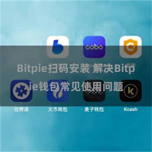 Bitpie扫码安装 解决Bitpie钱包常见使用问题