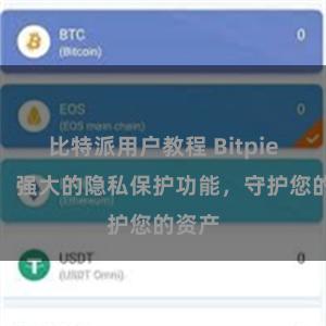 比特派用户教程 Bitpie钱包：强大的隐私保护功能，守护您的资产