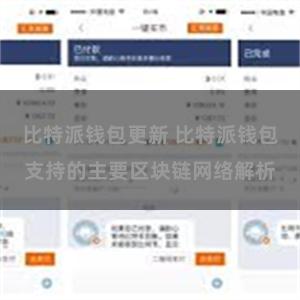 比特派钱包更新 比特派钱包支持的主要区块链网络解析