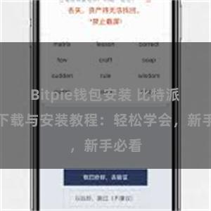 Bitpie钱包安装 比特派钱包下载与安装教程：轻松学会，新手必看