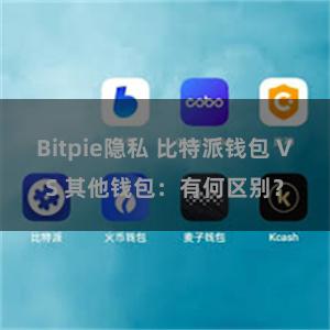 Bitpie隐私 比特派钱包 VS 其他钱包：有何区别？